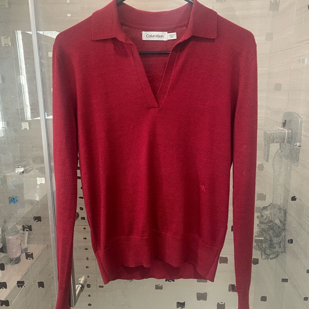Calvin Klein Women's Red Sweater